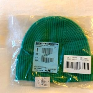 J Crew Emerald Green Cashmere Beanie